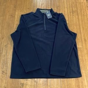 G.H. Bass & Co. Zip Up Fleece Pullover Sweater - NWT